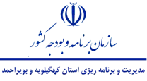 مدیریت و برنامه ریزی استان کهگیلویه و بویراحمد