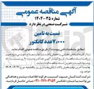 تصویر کوچک آگهی تامین ۷،۰۰۰ عدد کانکتور 