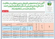تصویر کوچک آگهی فروش 4 قطعه زمین دولتی