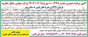 تصویر کوچک آگهی فروش ۳۳۰ تن هیزم قطر پایین ۸ سانتی متر
