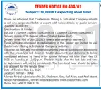 تصویر کوچک آگهی billet steel exporting 30,000MT