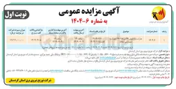 تصویر کوچک آگهی عبارتست از فروش ۴۶ تن ( ۴۶۰۲۵ کیلوگرم ) سیم مسی اسقاط 
