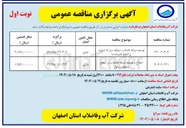 تصویر کوچک آگهی توسعه شبکه فاضلاب