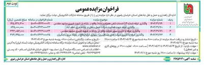 تصویر کوچک آگهی واگذاری غرفه جهت فعالیت شرکت حمل و نقل 
