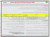 تصویر کوچک آگهی واگذاری کلیه عملیات برق رسانی مربوط به احداث خروجی های پست ۶۳