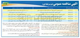 تصویر کوچک آگهی تأمین و تحویل ۱۷ قلم ماژول آب بند کابل مرتبط با سه فروند شناور