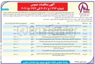 تصویر کوچک آگهی اجرای عملیات تامین برق نهضت ملی مسکن 