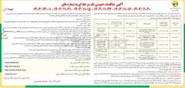 تصویر کوچک آگهی خرید بوشینگ های نیاز پست های فوق توزیع 1404 جهت شارژ انبار کل