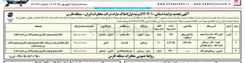 تصویر کوچک آگهی فروش ۳ فقره از املاک با کاربری اداری - خدماتی 