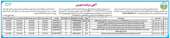 تصویر کوچک آگهی احاله مدیریت اجرای طرح زراعت چوب