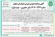 تصویر کوچک آگهی ششدانگ یک قطعه زمین 