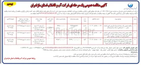 تصویر کوچک آگهی ارزیابی کیفی کارهای تکمیلی طرح ارتقاء و توسعه تصفیه خانه آب 