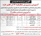 تصویر کوچک آگهی واگذاری مراکز پیش دبستانی در 5 ردیف