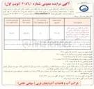 تصویر کوچک آگهی واگذاری یک قطعه زمین محصور ملکی شرکت دارای کاربری مسکونی
