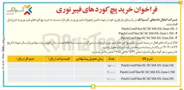 تصویر کوچک آگهی خرید پچ کوردهای فیبر نوری 