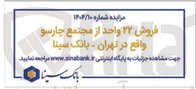 تصویر کوچک آگهی فروش ۲۲ واحد از مجتمع چارسو