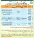 تصویر کوچک آگهی عملیات مناسب سازی معابر بوستان ها و ساختمان ها در سطح نواحی ۱ و ۲ نوبت اول ) 
