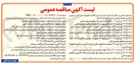 تصویر کوچک آگهی ۱۴۰۴-۱۴۳ ع : خرید ۲۶ مجموعه تختخواب فلزی همراه کمد و میز تاشو مطابق با پیوست فنی 
