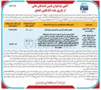 تصویر کوچک آگهی تامین بخشی از نیاز مالی ساختمان شبکه آبیاری و زهکشی