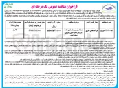 تصویر کوچک آگهی عملیات ترمیم و بازسازی جاده سرویس کانال اصلی و فرعی