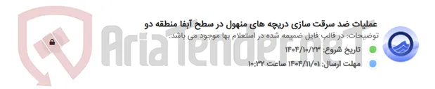 تصویر کوچک آگهی عملیات ضد سرقت سازی دریچه های منهول در سطح آبفا منطقه دو