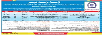 تصویر کوچک آگهی بهره برداری عرصه کانکس دوچرخه سواری