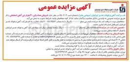 تصویر کوچک آگهی فروش صادراتی ۳۰ هزار تن آهن اسفنجی