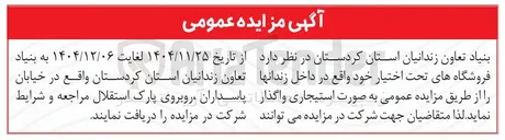 تصویر کوچک آگهی اجاره فروشگاه های تحت اختیار
