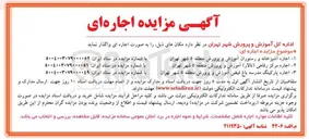 تصویر کوچک آگهی اجاره مرکز رفاهی ( تالار )