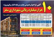 تصویر کوچک آگهی جذب سرمایه گذار
