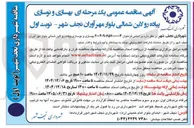 تصویر کوچک آگهی  بهسازی و نوسازی پیاده رو لاین شمالی بلوار 