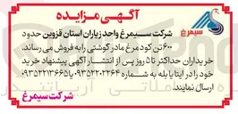 تصویر کوچک آگهی فروش حدود ۶۰۰ تن کود مرغ مادر گوشتی