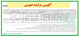 تصویر کوچک آگهی  واگذاری و فروش سه قطعه زمین از املاک شهرداری 