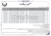 تصویر کوچک آگهی انجام فعالیت های خدمات مشترکین شهری و روستایی