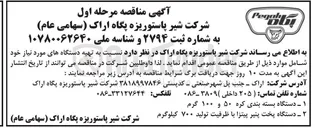 تصویر کوچک آگهی تهیه دستگاه بسته بندی کره ۵۰ و ۱۰۰ گرم