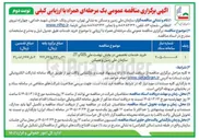 تصویر کوچک آگهی خرید خدمات تخصصی در بخش نهضت ملی GIS و IT 