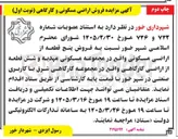 تصویر کوچک آگهی فروش اراضی مسکونی و کارگاهی