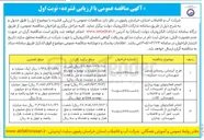 تصویر کوچک آگهی انجام فعالیت های بهره برداری و نگهداری از تاسیسات آب شرب 