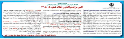 تصویر کوچک آگهی واگذاری ۲۹۱ قطعه زمین با کاربری های کارگاهی (خدماتی، انباری و تجاری )