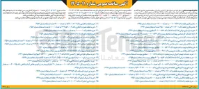 تصویر کوچک آگهی خرید کابل و فلکسی نظارت تصویری باکد ۰۰۱۰۰۴۸۱ مطابق پیوست(استعلام شماره ۲۴۳)
