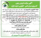 تصویر کوچک آگهی فروش ۲۵۰ تن زیتون کنسروی