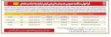 تصویر کوچک آگهی تکمیل مدرسه ۳ کلاسه کارگاه دهنه کلاله 