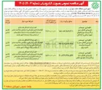 تصویر کوچک آگهی نگهداری، توسعه و بازپیرایی فضای سبز و تأسیسات