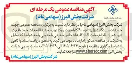 تصویر کوچک آگهی خرید دستگاه دیزل ژنراتور ۴۰۰ کاوا جهت مرکز توزیع جدید الاحداث
