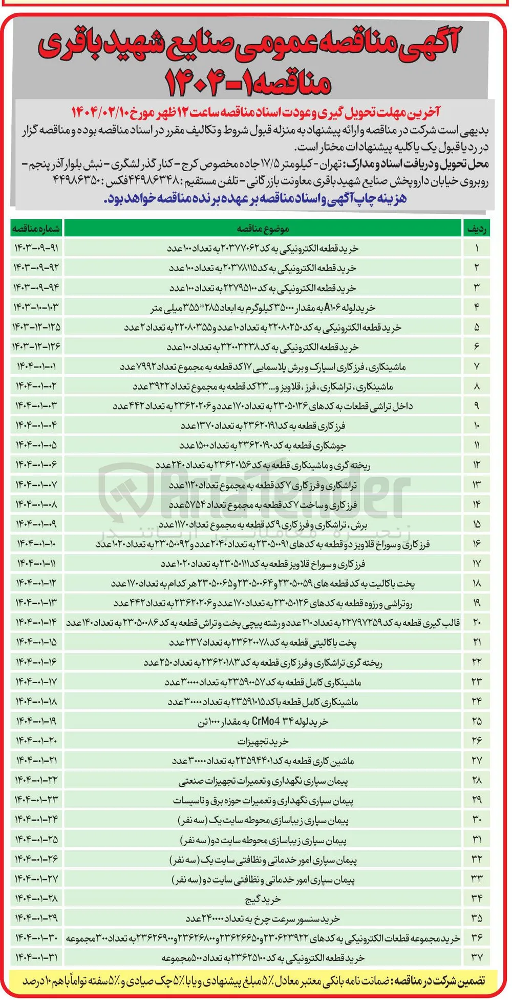 پیمان سپاری زیبا سازی محوطه سایت دو ( سه نفر )