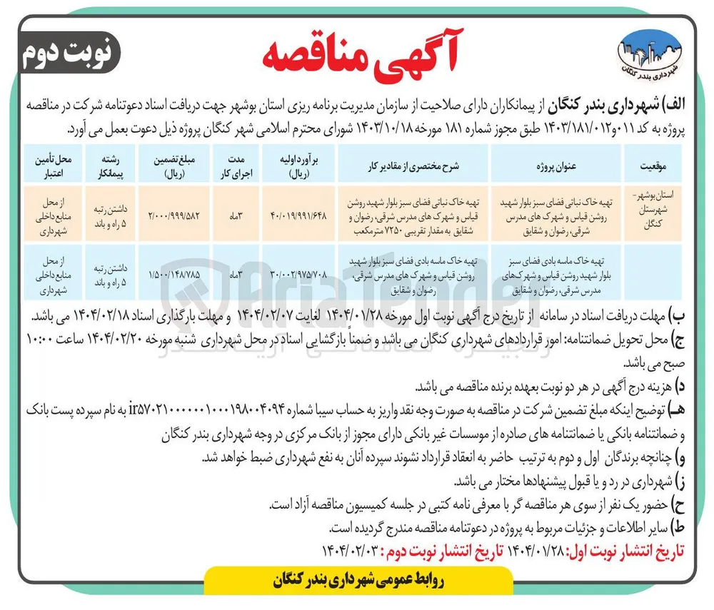 تهیه خاک ماسه بادی فضای سبز بلوار 