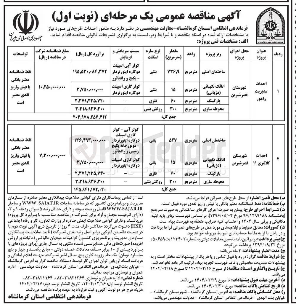 احداث کلانتری 11
