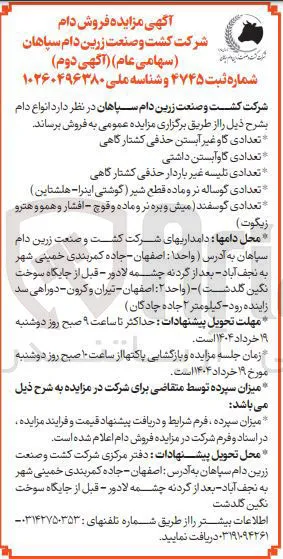 تعدادی گاو غیر آبستن حذفی کشتارگاهی 
