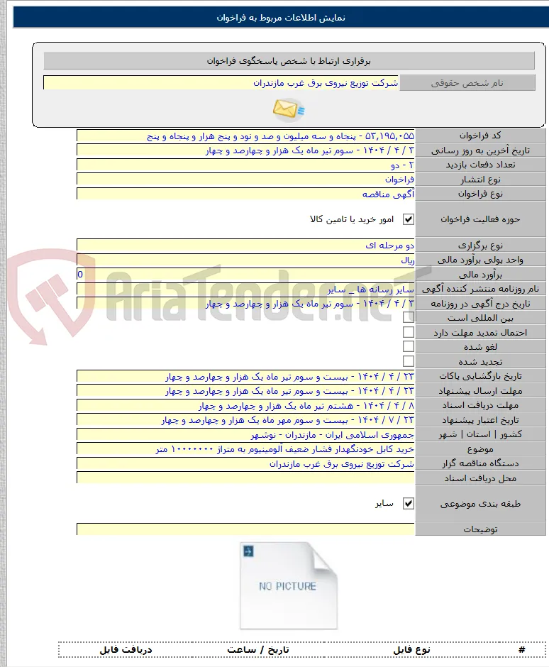 خرید کابل خودنگهدار فشار ضعیف آلومینیوم به متراژ ۱۰۰۰۰۰۰۰ متر