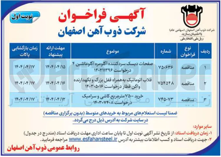 تامین صفحات دیسک سرد کننده آگلومره اکلوماشین ۴ 